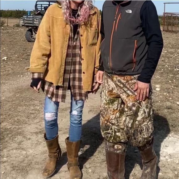 Camel Corduroy Button Down Shacket - Picture 11 of 12